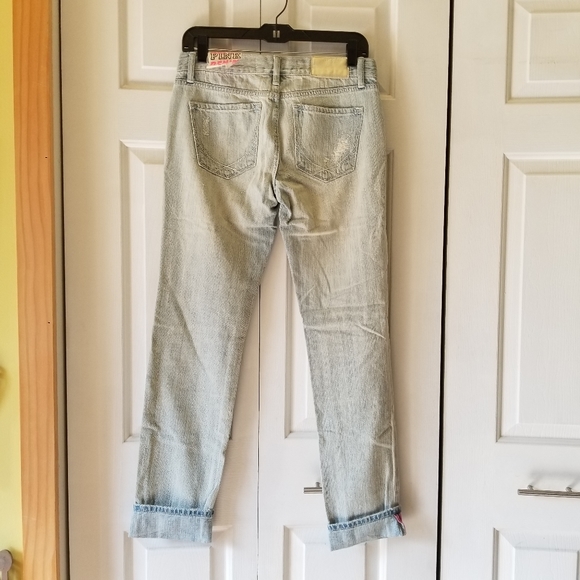 VS PINK denim bling sequin slim straight jeans - Picture 9 of 16